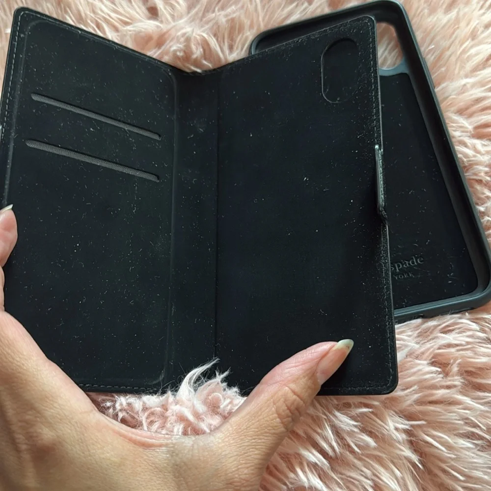 Kate Spade Iphone Xs Max Magnetic Wrap Folio Case! NWOT